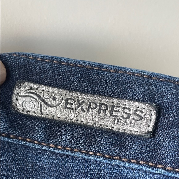 Express Women's Deep Indigo Skinny Jeans - Picture 7 of 11